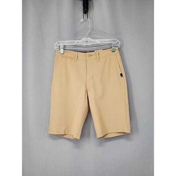 Quiksilver Shorts Boys 12 Khaki Amphibian Hybrid Walkshorts 4-Way Stretch Youth - Picture 1 of 16